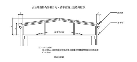 單斜屋頂結構